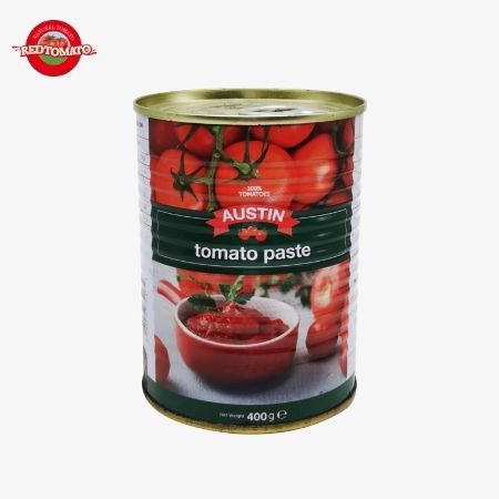 425 g Tomatenpasta in blik met gemakkelijk open deksel 30%-100% zuiverheid