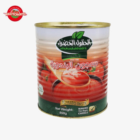ISO Tomatenpasta in blik 850 g per blik met gemakkelijk open deksel 30%-100% zuiverheid