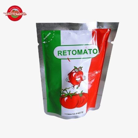 Chinese fabriek van hoge kwaliteit, makkelijk, tomatenpasta in zakjes, 50 gram, dubbel geconcentreerd.