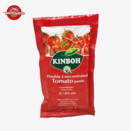 Rode platte tomatenpasta 80 g voor moeiteloos gebruik en opslag