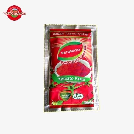 China Productie Factory Prijs 100g Flat Sachet Tomato Paste 30%-100% Reinheid Zoet En Zuur Smaak