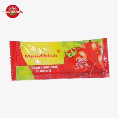 Zoete en zure ketchup, 18 gram pure natuurlijke tomatenzakjes voor de saus.