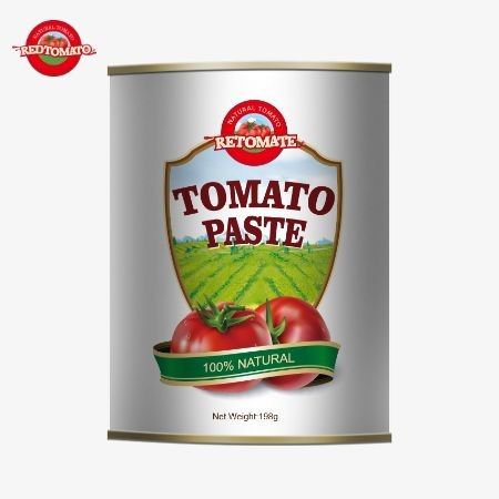 Ingeblikte tomatenpasta 198g voldoet aan ISO HACCP en BRC-normen, evenals FDA