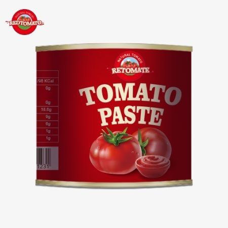 210 g ingeblikte tomatenpasta geproduceerd volgens ISO HACCP BRC en FDA productie normen