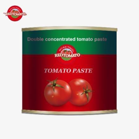 210 g ingeblikte tomatenpasta voldoet aan wereldwijd erkende normen voor voedselveiligheid, waaronder FDA ISO HACCP en BRC