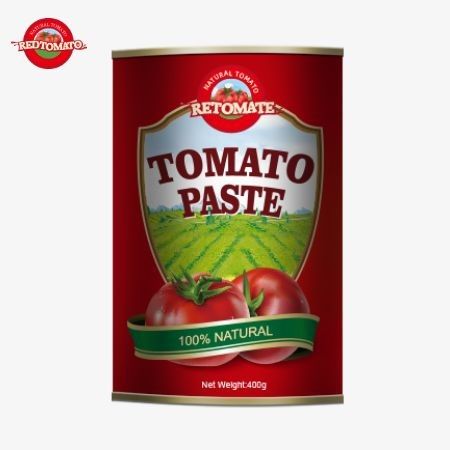 400 g tomatenpasta blik Internationale normen inclusief die van ISO HACCP BRC en FDA