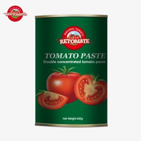 400 g tomatenpasta voldoet aan de productiestandaarden van ISO HACCP BRC en FDA richtlijnen