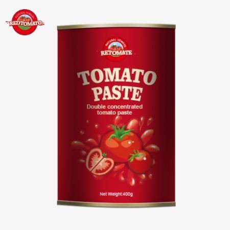 400 g ingeblikte tomatenpasta voldoet aan strenge productiestandaarden die zijn gecertificeerd door ISO-richtlijnen