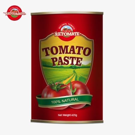 De ingeblikte 425g tomatenpasta voldoet aan de wereldwijde normen van ISO HACCP BRC en FDA.