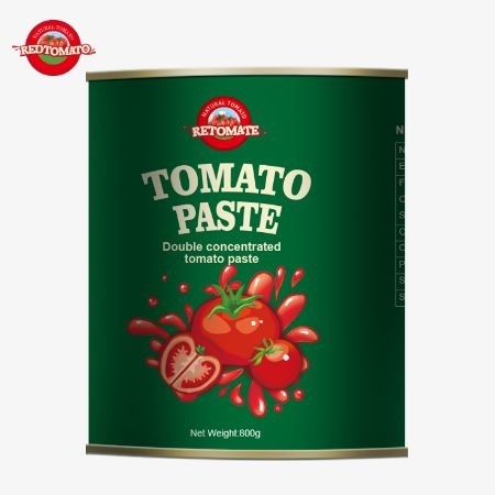 800 g tomatenpasta in blik voldoet strikt aan een breed scala aan internationale kwaliteits- en veiligheidsnormen.
