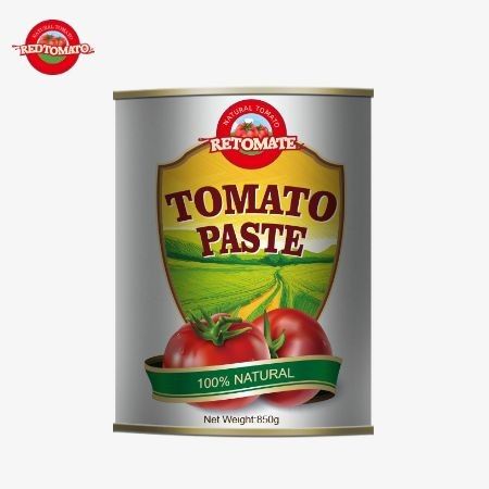 850 g tomatenpastaconcentraat in blik Hoge kwaliteit verse tin tomatenpasta Fabrikant In tomatenpasta in blik