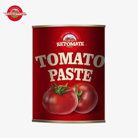 850 g ingeblikte tomatenpasta van superieure kwaliteit 28/30% Brix concentratie zorgvuldig vervaardigd in China