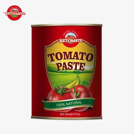Gemaakt in China 850 g ingeblikte tomatenpasta van superieure kwaliteit