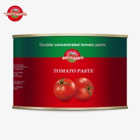 De tomatenfabriek Tomatenpasta in blikken 2200 gram blikjes van versheid en superieure kwaliteit