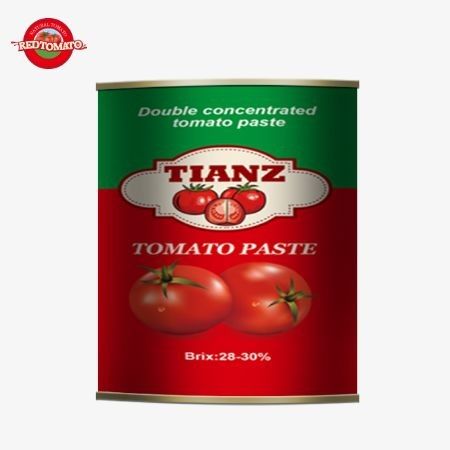 3 kg ingeblikte tomatenpasta saus met 28-30% Brix tegen de beste fabrieksprijs