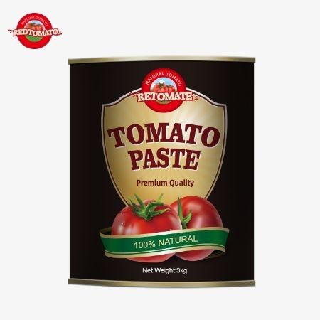Productie Verkoop Hoge kwaliteit 3 kg tomatenpasta in blik volgens ISO HACCP BRC FDA Productie normen
