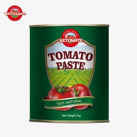 3 kg ingeblikte tomatenpasta die voldoet aan de productiestandaarden van ISO HACCP BRC en FDA