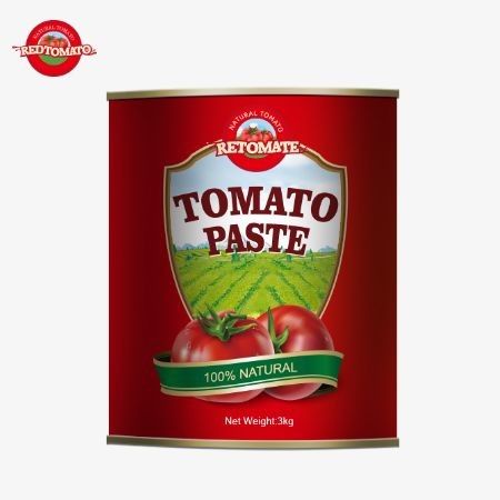 Onze 3 kg tomatenpasta voldoet aan de productiestandaarden van ISO, HACCP BRC en FDA