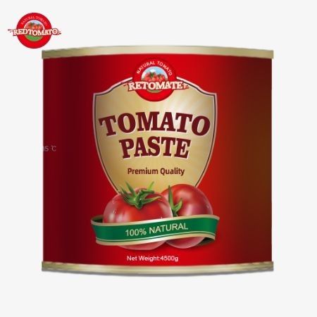 4500 g ingeblikte tomatenpasta voldoet naast de FDA-productie-normen aan de ISO HACCP- en BRC-normen