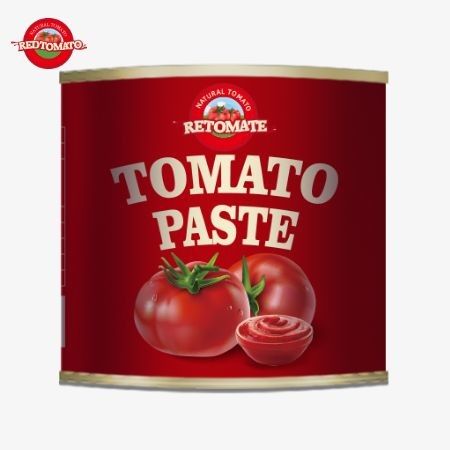 4500 g ingeblikte tomatenpasta voldoet aan ISO HACCP en BRC normen, evenals FDA productie normen