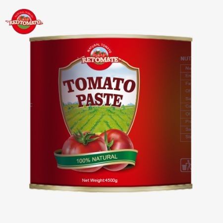 2024 Tomatenpasta van hoge kwaliteit met 4,5 kg bulkverpakking 28-30 Brix verpakking