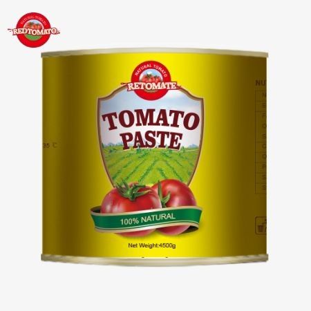 Nieuw voor 2024: invoering van 4,5 kg makkelijk open aseptische organische tomatenpasta met 28-30% Brix dubbele concentratie