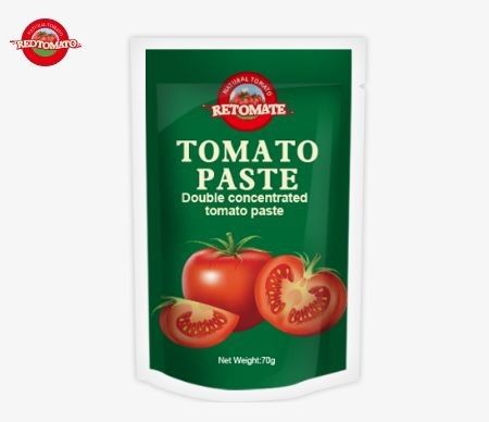 Custom 70g Tomato Stand-up Pockets door Perfect voor voedselverpakkingen met custom printing