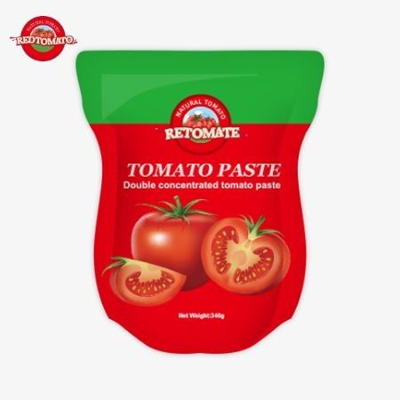 De 340 gram rode tomatenpasta biedt een heerlijke culinaire ervaring.