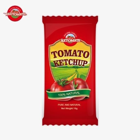 10g een zak tomaten ketchup smaakt zoet en rijk, smaakt puur natuurlijk fabrieksprijs