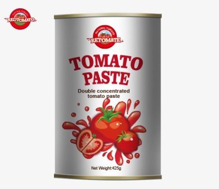 425 g tomatenpasta kan voldoen aan de internationale normen inclusief ISO HACCP BRC en FDA