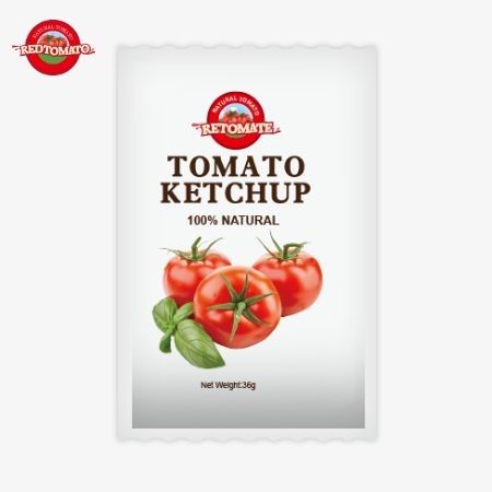 OEM 36g tomaten ketchup zak uit China Fabriek gemaakt met zuivere natuurlijke ingrediënten aangeboden tegen fabrieksprijs