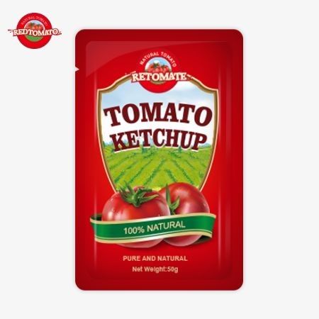 Fabriek Custom 50g S Sachet Ketchup Om ISO HACCP FDA-certificering te leveren Best verkopende wereld