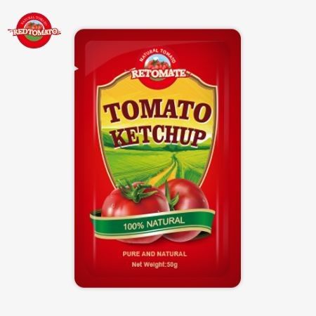 Fabriek Custom 50g S Sachet Ketchup Om ISO HACCP FDA-certificering te leveren Best verkopende wereld