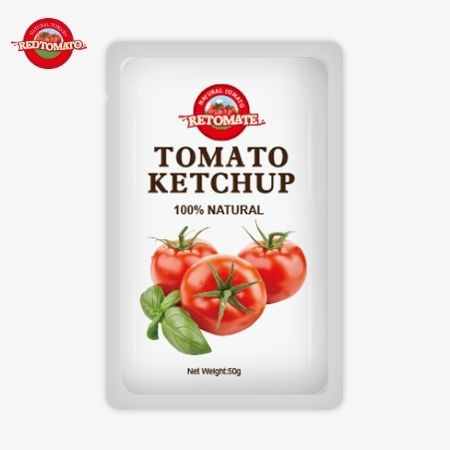 We bieden wereldwijd populaire, kwalitatief hoogwaardige 50g ketchupzakjes die door ISO HACCP en FDA zijn gecertificeerd.