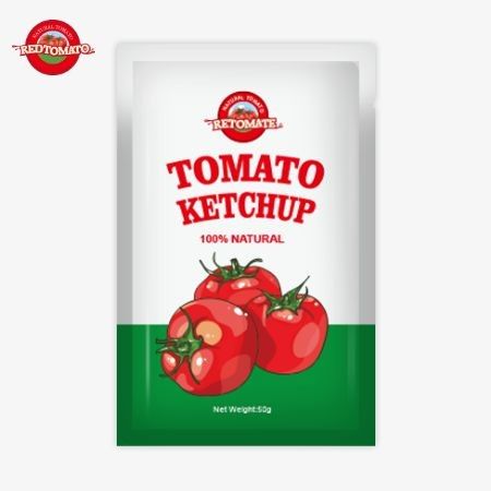 China Factory Direct OEM Premium 50g Kleine zak ketchup Factory Prijs Directe verkoop