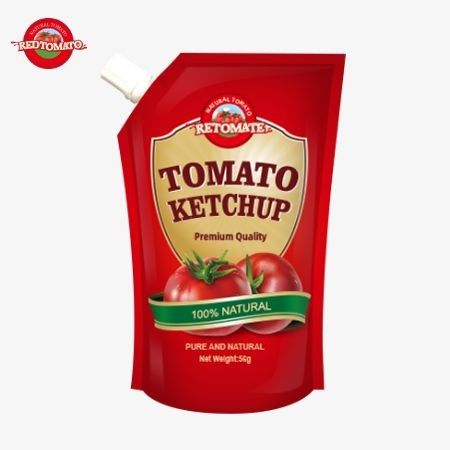 ISO Sachet Ketchup 56g Pure natuurlijke smaak in overeenstemming met internationale productiestandaarden