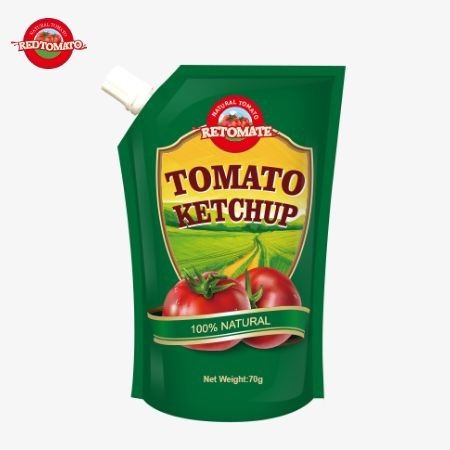 Aanwezig tegen fabrieksprijs, onze handige 70g zakjes ketchup voldoen aan internationale normen