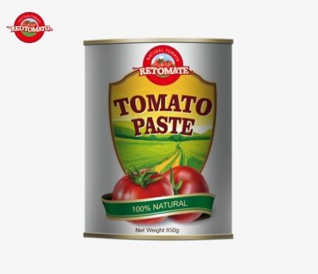 850 g ingeblikte tomatenpasta voor een verbeterd smaakprofiel in soepen en stoofpotten
