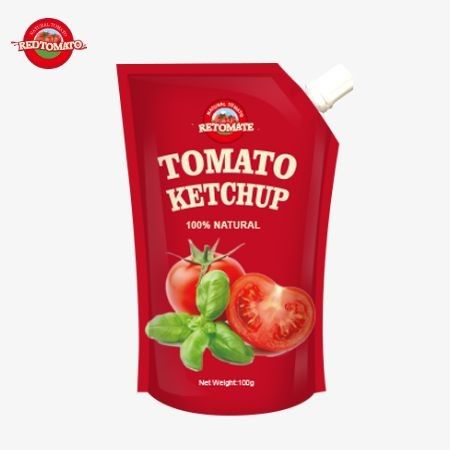 OEM China Fabrieksprijs Dipping Sauce Pouch Ketchup 100g Zoet En Zuur Puur Natuurlijk Kruid