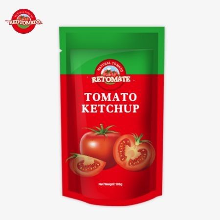 OEM China Fabrieksprijs 100g Zoet en Zuur Dip Sauce Pouch Ketchup, Pure Natural Condiment
