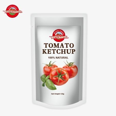 OEM China Fabrieksprijs 100g Zoet En Zuur Natuurlijke Sachet Ketchup Dipping Sauce Pouch