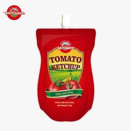 OEM China Fabrieksprijs 100g Zoet en Zuur Natuurlijke Ketchup Sachet HACCP Normen