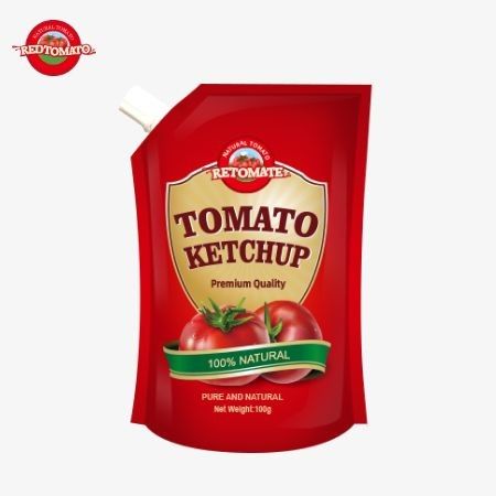 OEM 140g zakjes ketchup die voldoen aan internationale normen en worden aangeboden tegen fabrieksprijzen