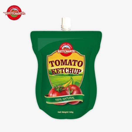 We bieden 140 gram ketchupzakjes aan tegen fabrieksprijzen die voldoen aan internationale normen en gemak bieden.