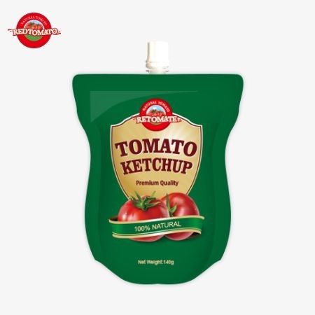 We bieden 140 gram ketchup zakjes die voldoen aan internationale normen bieden gemak en zijn verkrijgbaar tegen fabrieksprijzen