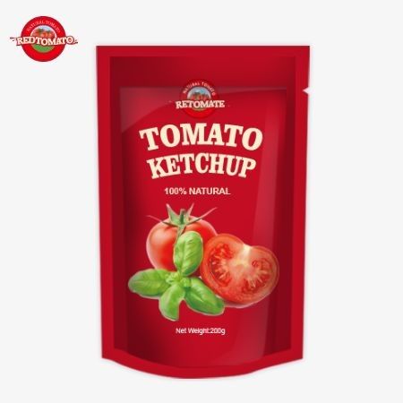 OEM 200g sachet ketchup, pure natuurlijke smaak perfect voor China Factory Price