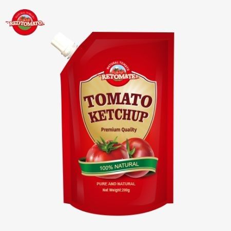 OEM 200g sachet ketchup met pure natuurlijke smaak perfect voor fabrieksprijs in China