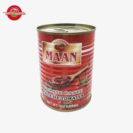 MAAN 400g Dubbel Geconcentreerde Tomatenpuree Brix 22-24% Aangepast Merk Beschikbaar