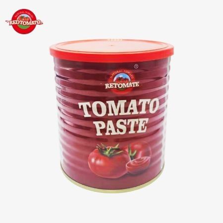 Retomate Eigen Merk 800g Tomatenpuree in Blik  Brix 28-30% Lever Merk- en Verpakkingsontwerp