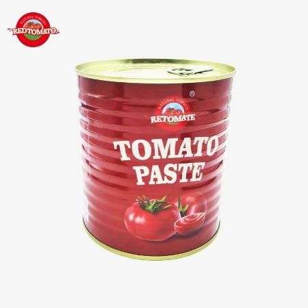 Retomate Eigen Merk 800g Tomatenpuree in Blik  Brix 28-30% Lever Merk- en Verpakkingsontwerp